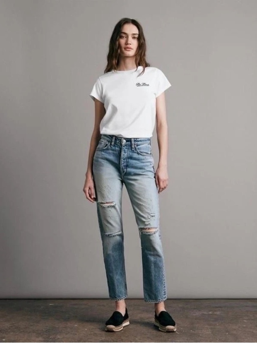 rag & bone Nina High-Rise Cigarette Jeans Dana Point 25 NWOT